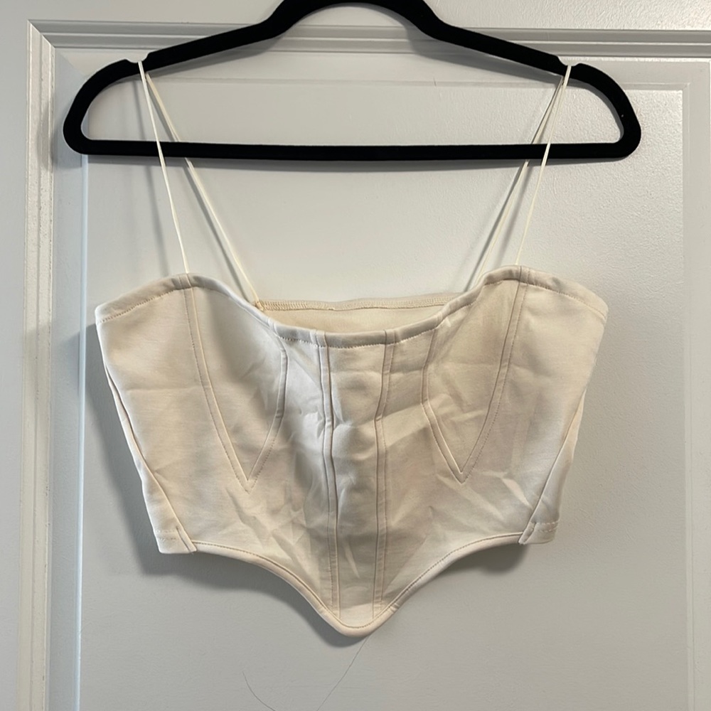 Vici spaghetti strap crop top
